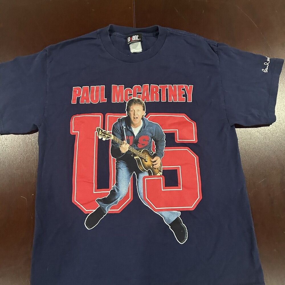 Paul McCartney Giant US 2005 Concert Tour Size Small T Shirt Y2K Vintage